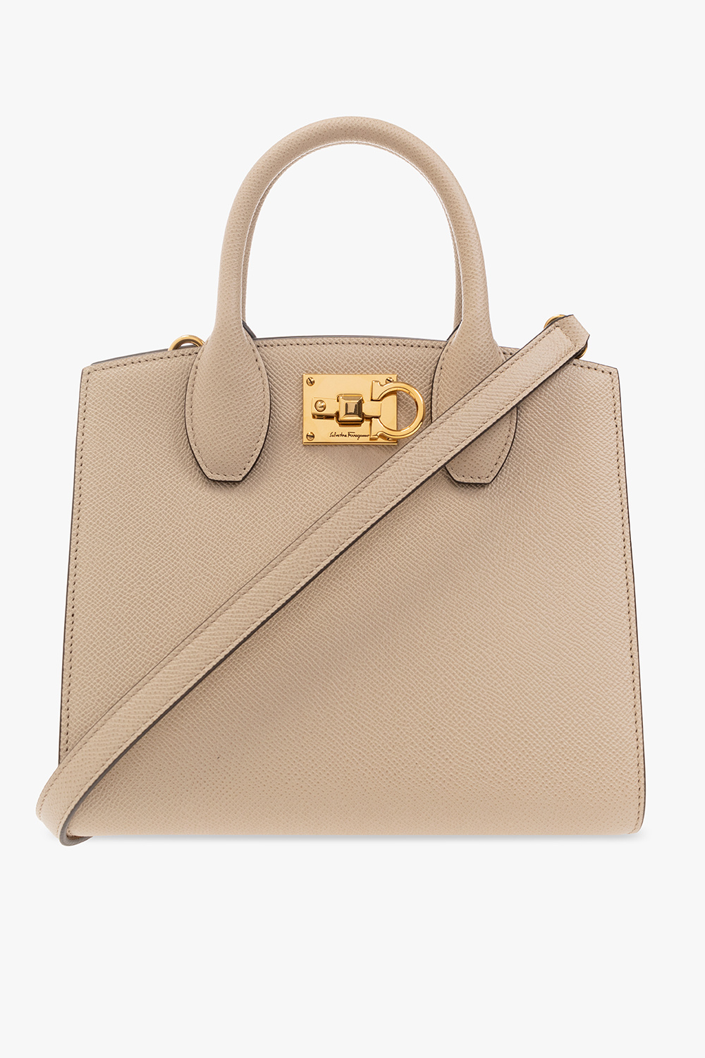 Beige 'Studio Box Mini' shoulder bag FERRAGAMO - Vitkac Canada